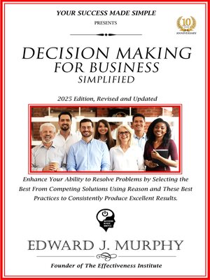 cover image of Decision Making for Business Simplified